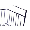 SUPPORTO NERO METALLO CESTO 40 X 25,5 X 14 CM