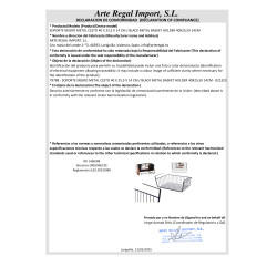 SUPPORTO NERO METALLO CESTO 40 X 25,5 X 14 CM