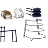 SUPPORTO NERO METALLO 3 PENTOLE
