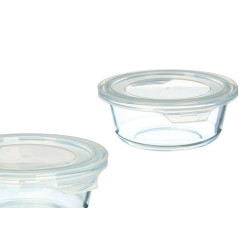 TRANSPARENT ROUND LUNCH BOX