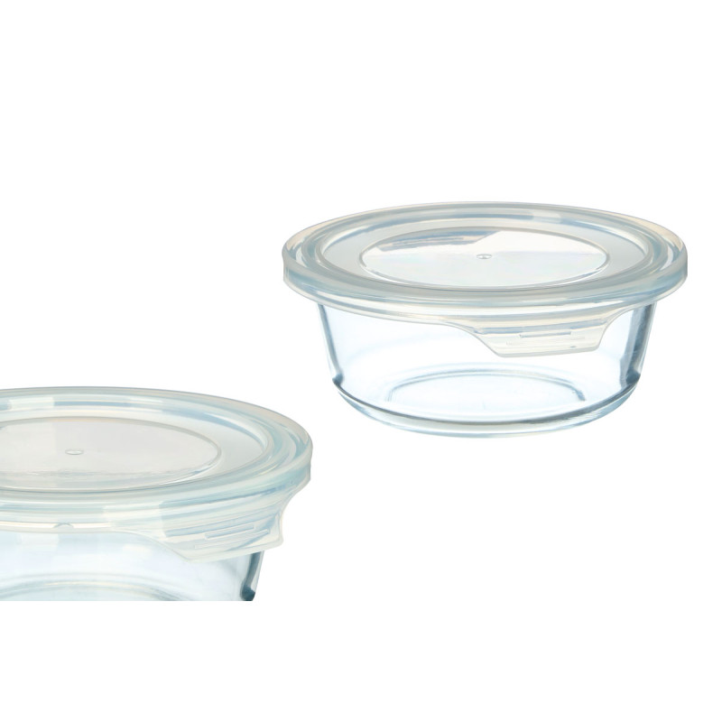 TRANSPARENT ROUND LUNCH BOX