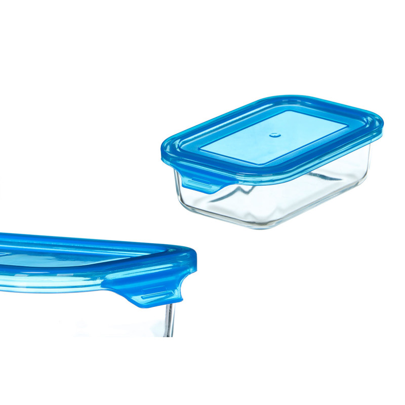 LANCHEIRA RECTANGULAR AZUL