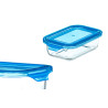 BLUE RECTANGULAR LUNCH BOX