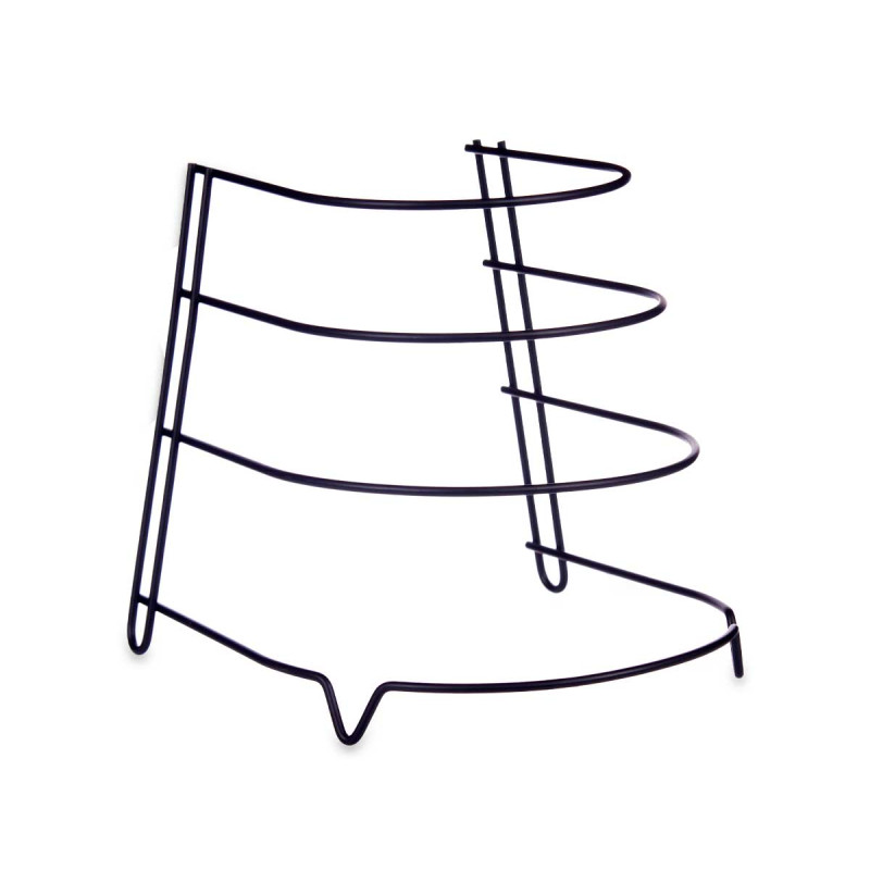 SOPORTE NEGRO METAL 3 SARTENES