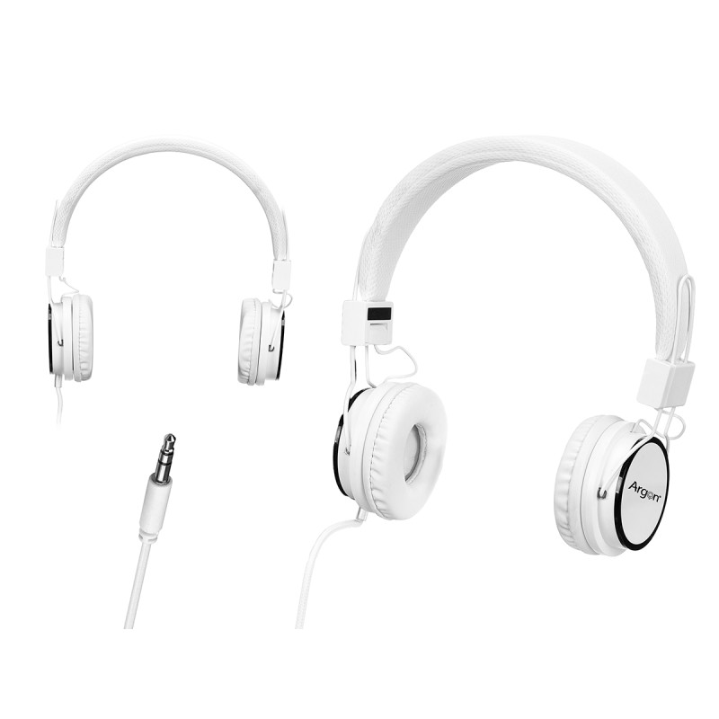 CASQUE A CABLE BLANC