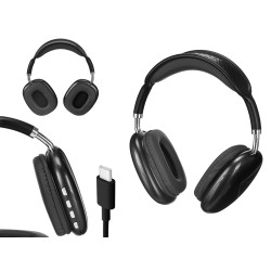 CUFFIE BLUETOOTH OVALI NERE