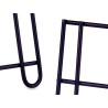 SUPPORTO NERO METALLO 3 PENTOLE