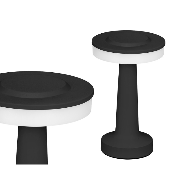 LAMPARA SOBREMESA TOQUE NEGRO