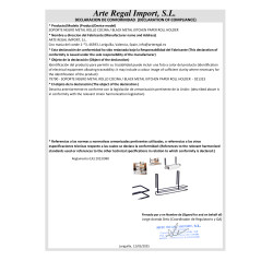 SUPORTE METAL PRETO P ROLO DE PAPEL DE COZINHA
