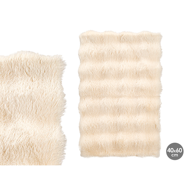 TAPPETO RILIEVO 40X60CM BEIGE