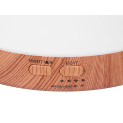 HUMIDIFICADOR BASE ACABADO MADERA LED 500ML