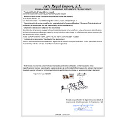SUPPORTO NERO METALLO CALICI