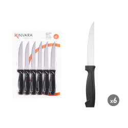 SET 6 COUTEAUX DENTELÉS