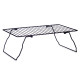 SOPORTE NEGRO METAL ESTANTERIA PLEGABLE