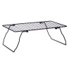SOPORTE NEGRO METAL ESTANTERIA PLEGABLE