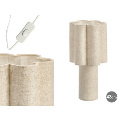 CANDEEIRO DE MESA COM FLORES 43CM 