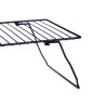SOPORTE NEGRO METAL ESTANTERIA PLEGABLE