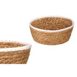 ROUND 20CM WHITE BASKET