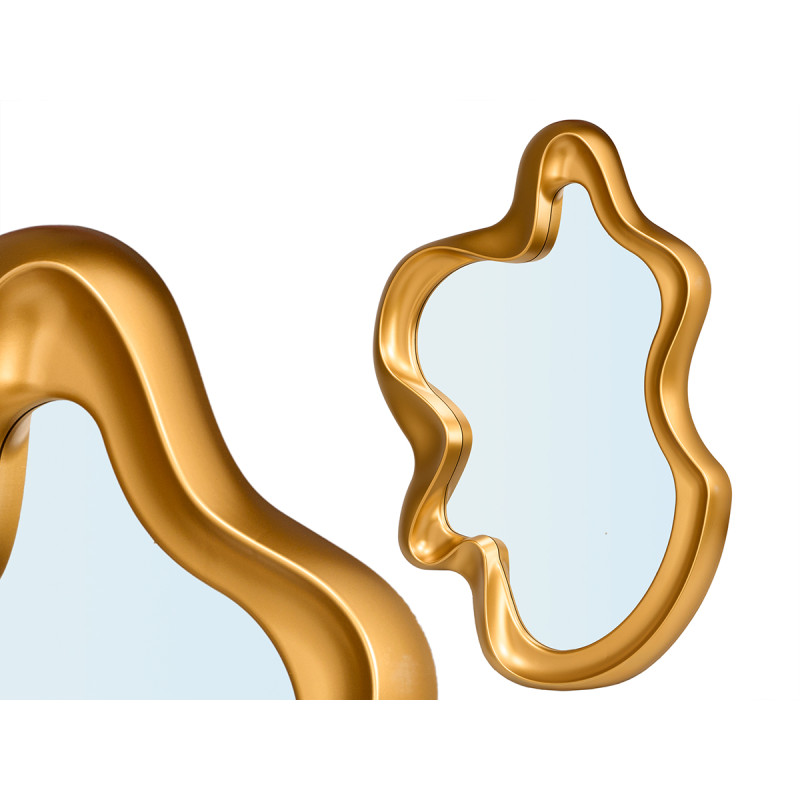 ESPEJO PLASTICO FORMA ORO 80CM