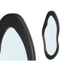 MIROIR DE FORME EN PLASTIQUE NOIR 120CM