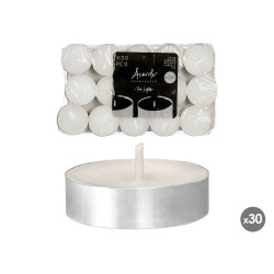 SET 30 VELAS TEA LIGHT BRANCAS 3H