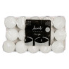 SET 30 VELAS TEA LIGHT BRANCAS 3H