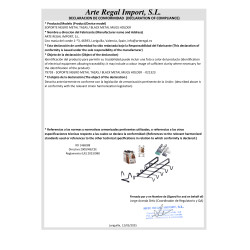 SUPORTE METAL PRETO P CANECAS