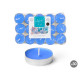 SET 30 TEA LIGHT OCEANO 3H