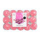 SET 30 ORCHID TEA LIGHT  3H
