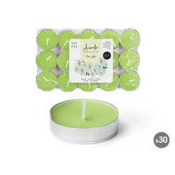 SET 30 TEA LIGHT GELSOMINO 3H