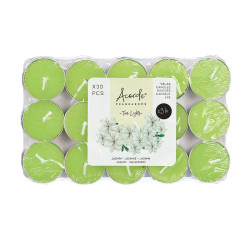 SET 30 BOUGIES À THÉ JASMIN 3H