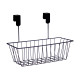 SOPORTE NEGRO METAL PERCHA CESTA