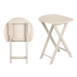TAVOLINO PIEGHEVOLE BEIGE