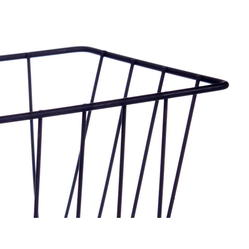 SUPPORTO NERO METALLO DA APPENDERE C CESTA