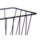 CINTRE EN MÉTAL NOIR AVEC PANIER