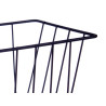 SUPPORTO NERO METALLO DA APPENDERE C CESTA