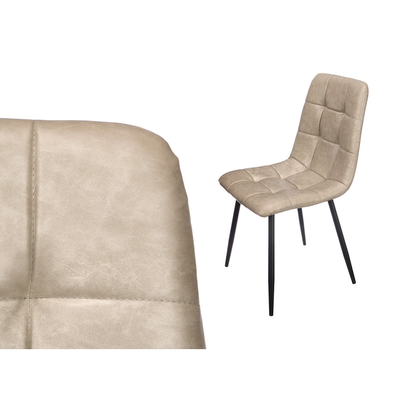 WIDE GREY  HEATHER CHAIR