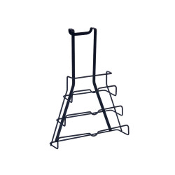 SUPORTE METAL PRETO P TAMPAS FRIGIDEIRAS