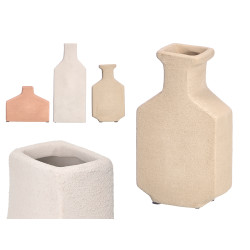 SET 3 JARRONES RECTANGULARES SURT 3 COLORES