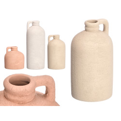 SET 3 VASES ANFORA ASSORTED 3 COLORS