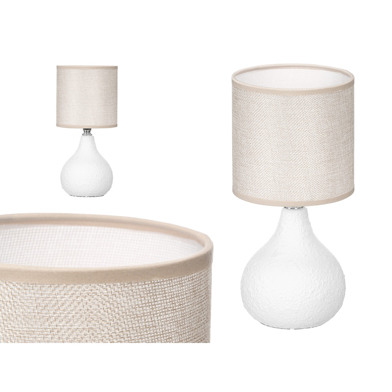 DOMED TABLE LAMP WHITE