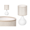 DOMED TABLE LAMP WHITE