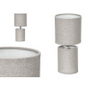 LAMPE A POSER TISSU GRIS