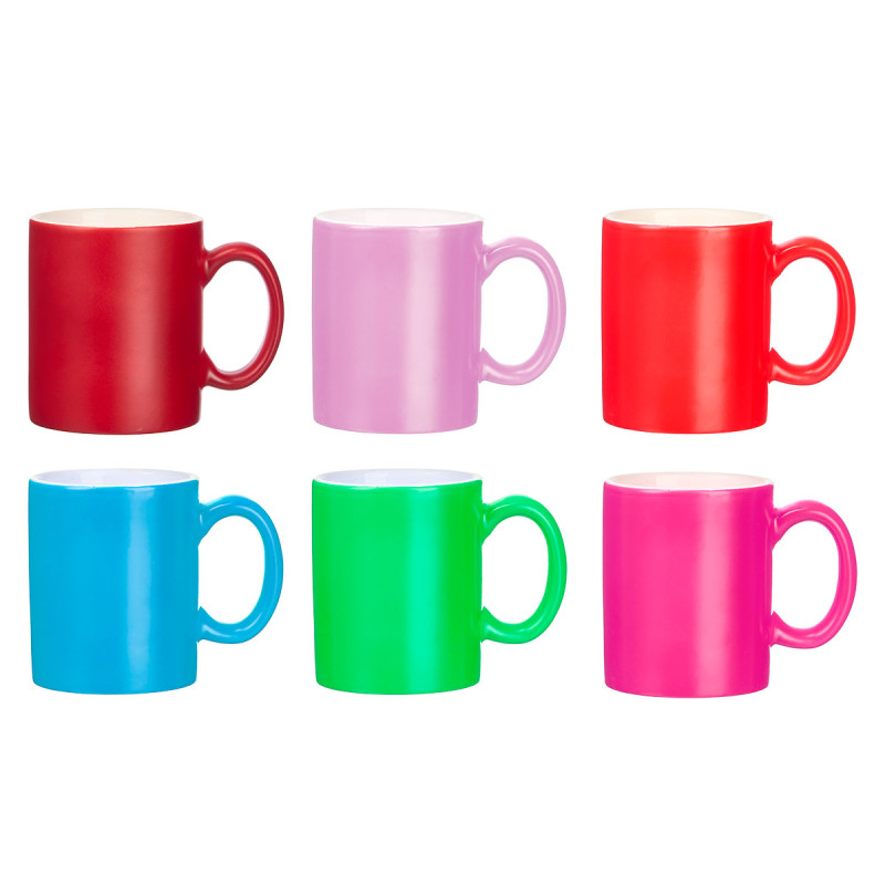 CANECA NEON SORT 6 COR 120 ML CANECA NEON SORT 6 COR 120 ML