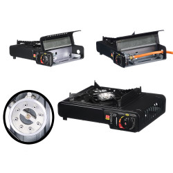 HORNILLO GAS PORTATIL NEGRO