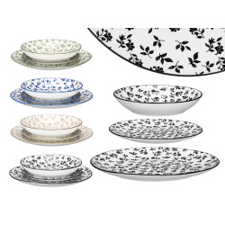 TABLEWARE 12 PCS ASRT 4 COLORS