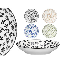 4 ASSIETTES CREUSES ASSORTIES 4 CLR