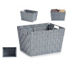 CONIC FABRIC BOX RECT WITH HANDLES BIG GREY