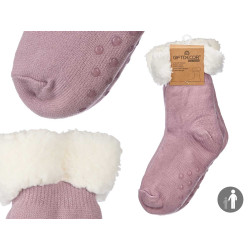 LIGHT PURPLE ADULT SHERPA SOCK