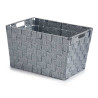 CONIC FABRIC BOX RECT WITH HANDLES BIG GREY